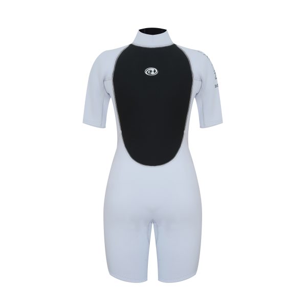 3/2mm Womens Back Zip Short Suits - Image 7